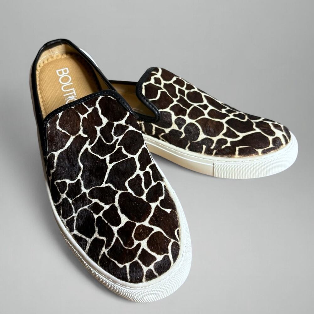 Corkys Women's Abbott Giraffe Print Mule Sneakers